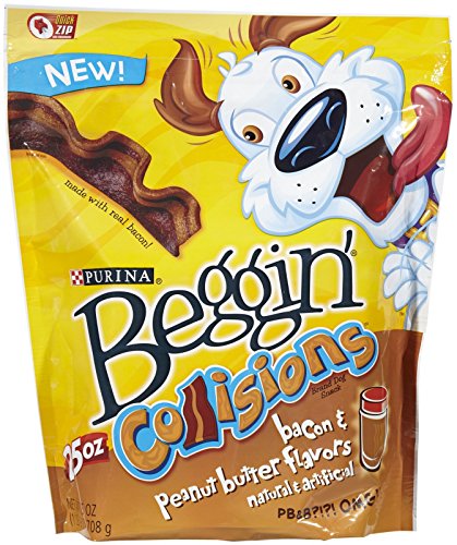 Beggin' Strips Collisions Bacon & Peanut Butter Flavor - 25Oz