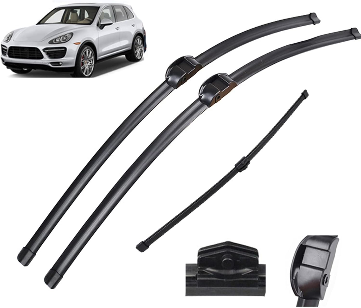 26"+26"+14" LHD Front Car Windshield Windscreen Front Window For Porsche For Cayenne 2010-2015 2016 2017