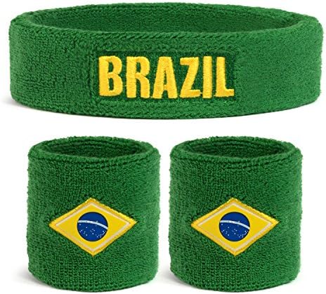 Suddora Country Headband & Wristbands Set (Includes 2 Wrist & 1 H...