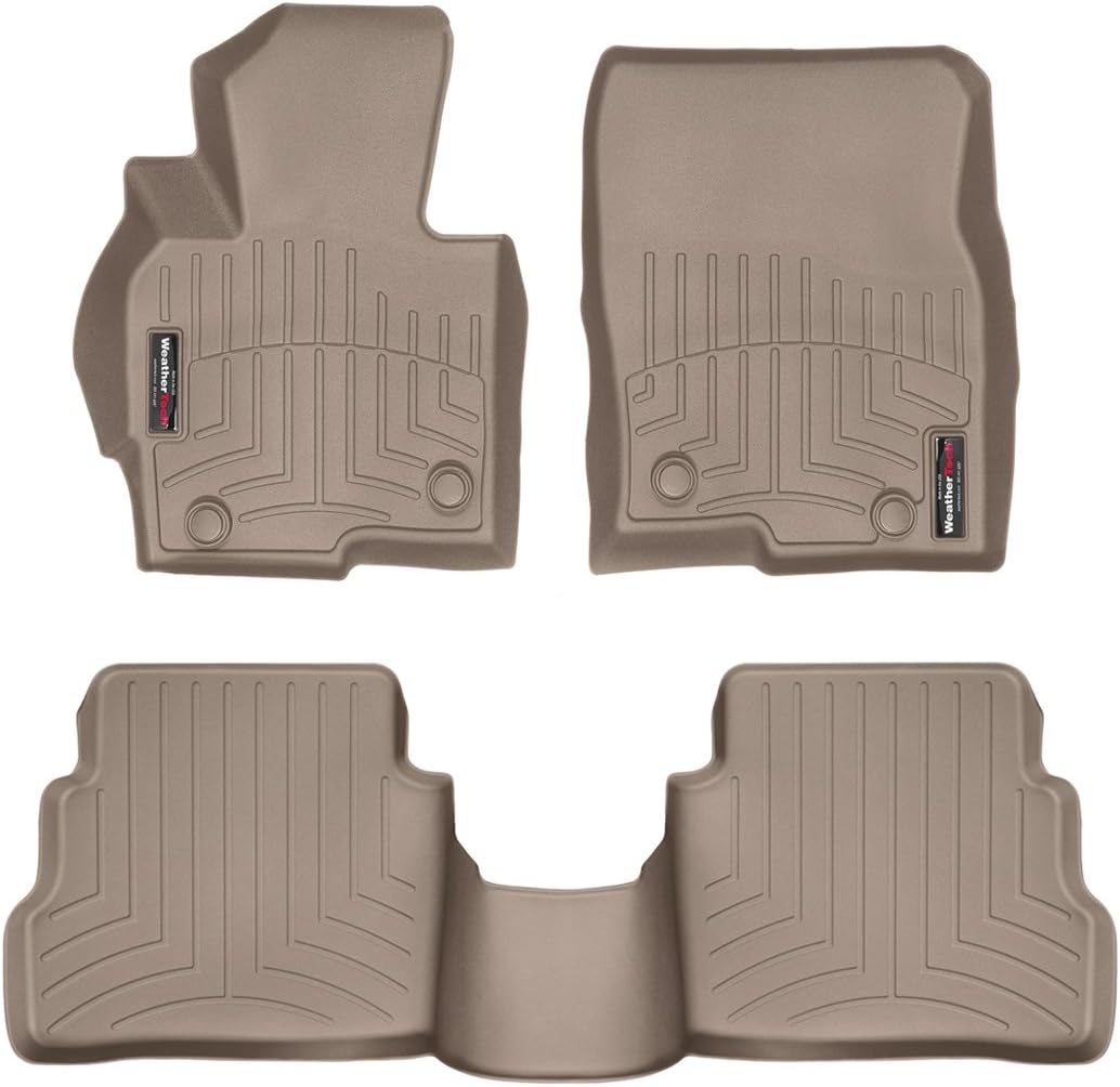 WeatherTech Custom Fit FloorLiners for Mazda CX-5-1st & 2nd Row (44419-1-2), Black
