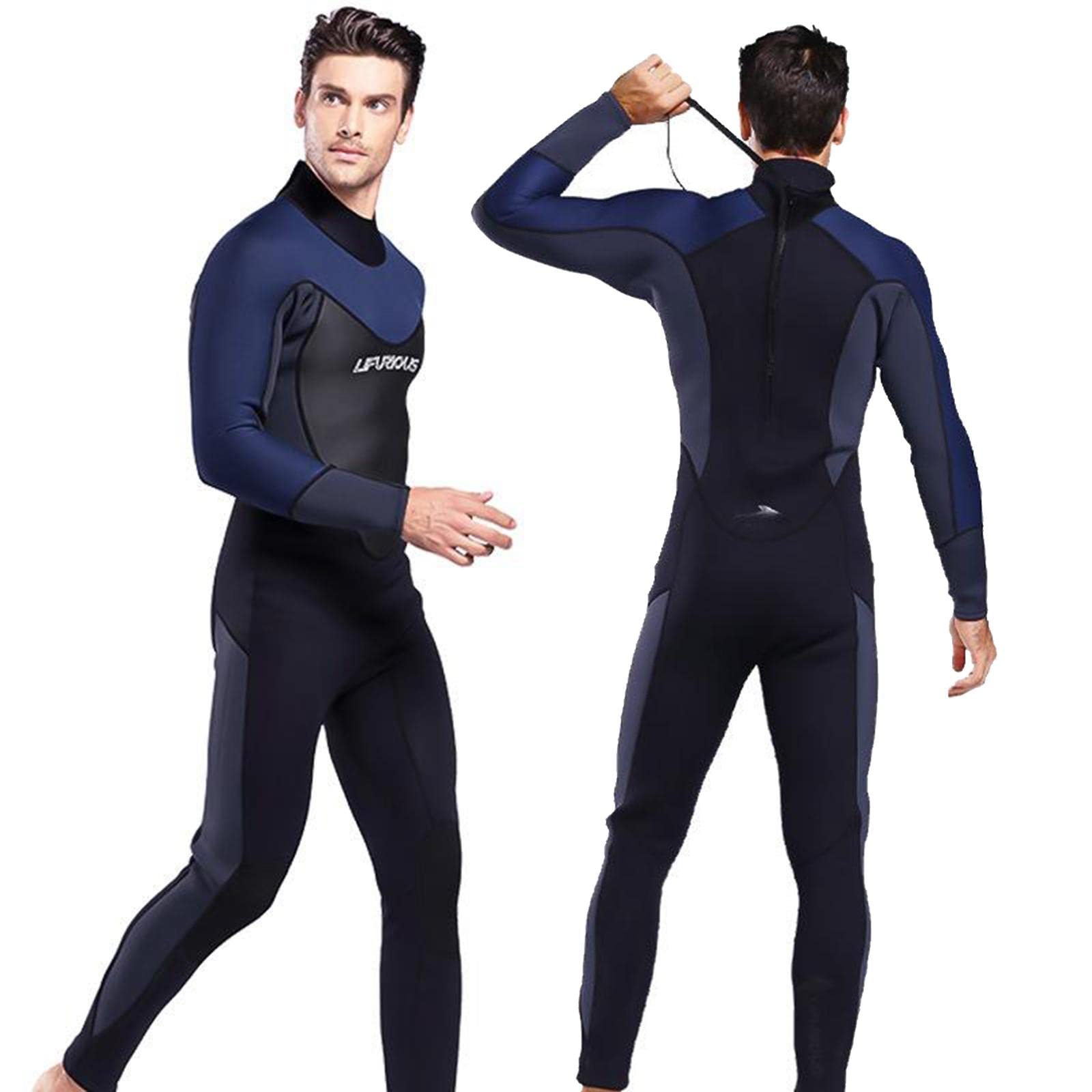CALANDIS Neoprene Full Body Wetsuits Long Sleeve Surfing Swimming