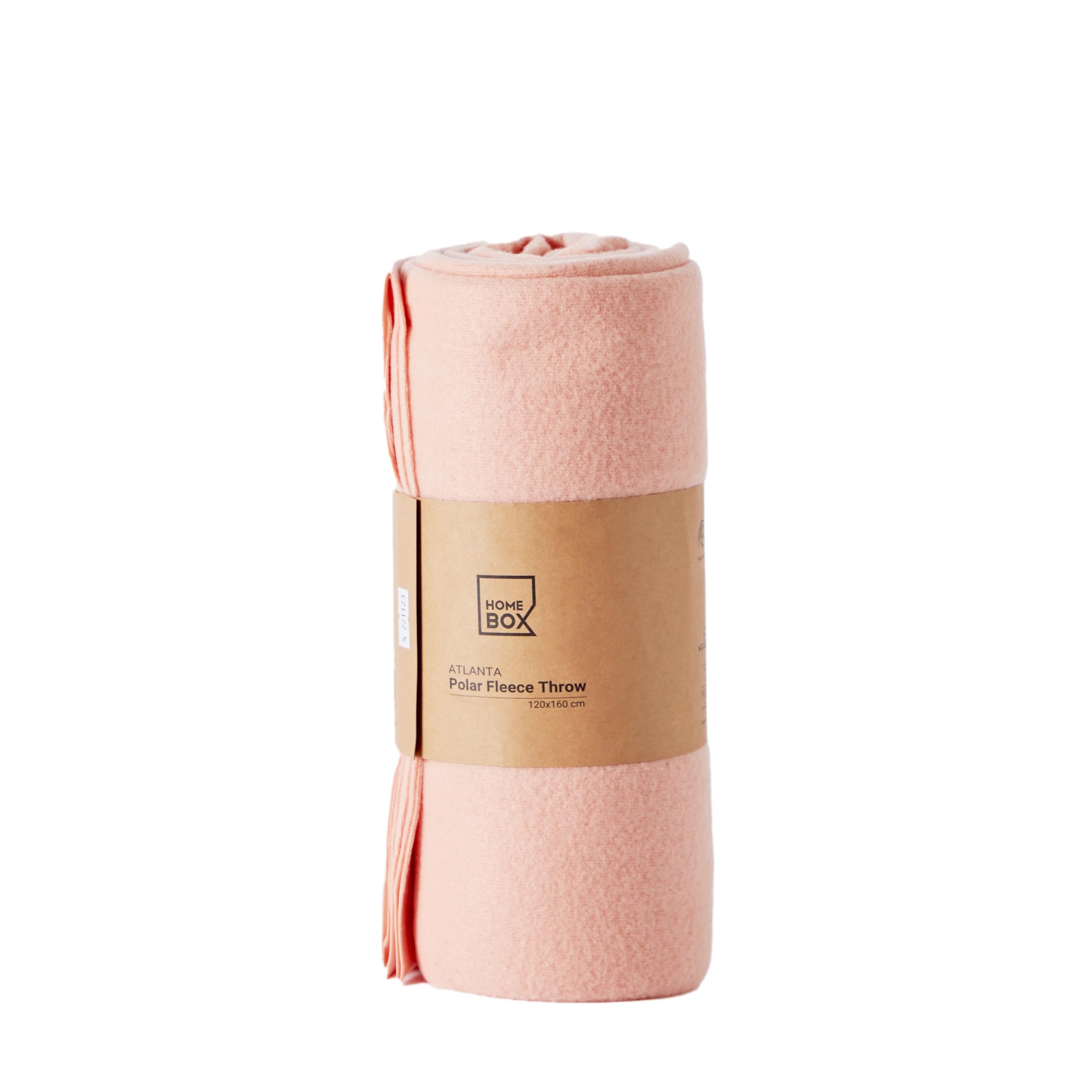 HomeBox Atlanta Solid Recycled Polar Fleece Throw - 120x160 cm