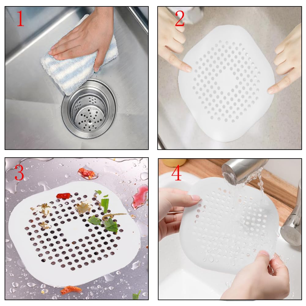 Filtro Lavandino Acciaio Inox - Filtro Scarico Per Cucina E Bagno, Antintasamento 5,5 Cm - Foto 6