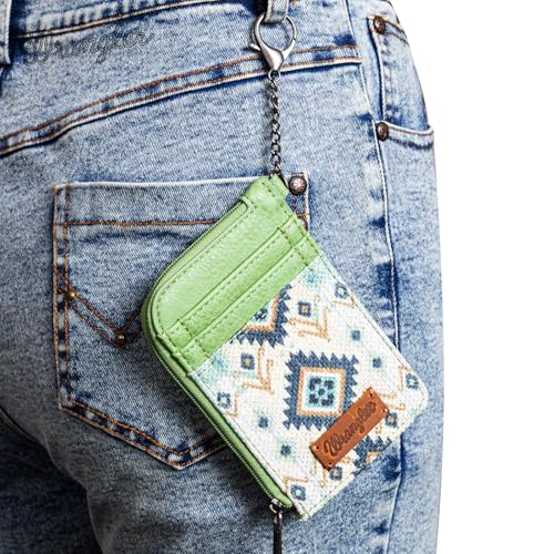 Image of Wrangler Western Card Wallet for Women Aztec Credit Card Holder for Women
