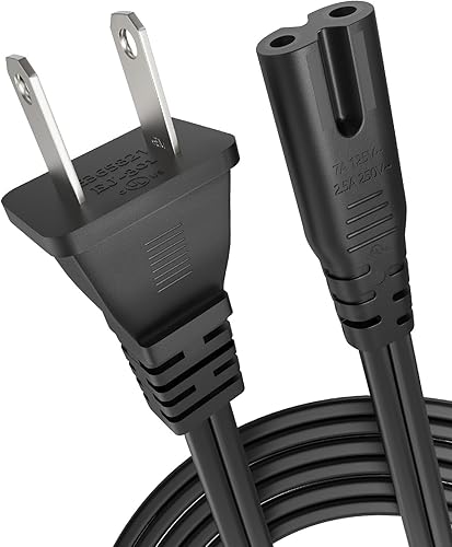 Cable de alimentación de CA para PS5 PS4 PS3 PlayStation 4 Slim, Xbox One S/X, cable de alimentación de TV para Samsung LG TCL Roku Toshiba LED LCD