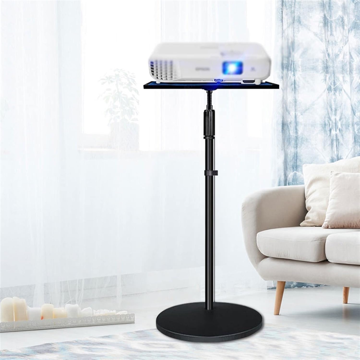 Projector Bracket Projector Stand Home Floor-Standing Projector Rack Conference Room Living Room Heavy-Duty Projector Shelf Tray Telescopic Projector Stand (Size : 1)