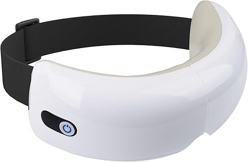 Miniatura 6 de Masajeador de ojos con compresión de calor y aire, regalo para terapia de masaje lunes, ojos y templos con vibración y música para migrañas, alivio