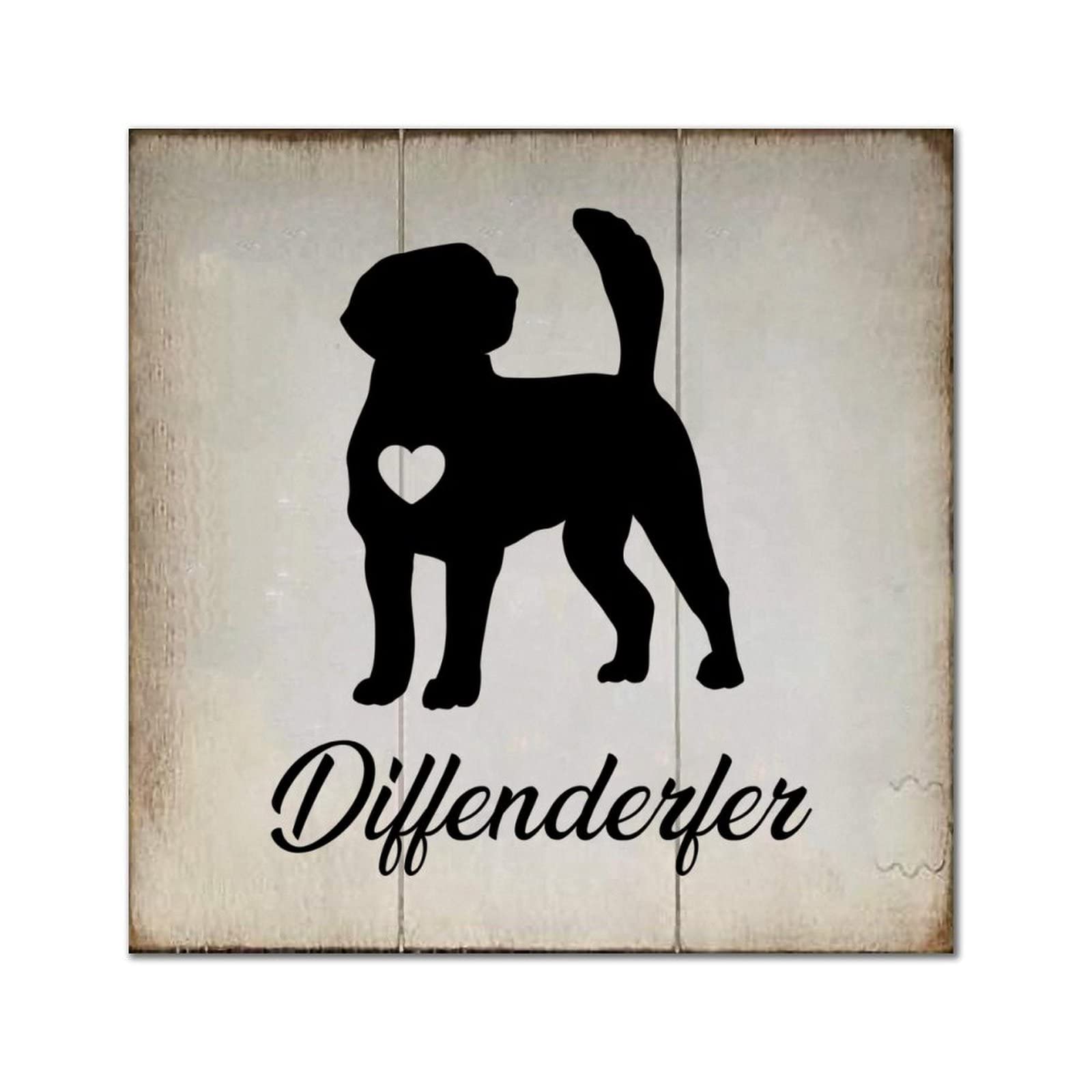 Plaque bois caniche personnalisée pour habiller un mur vide avec style