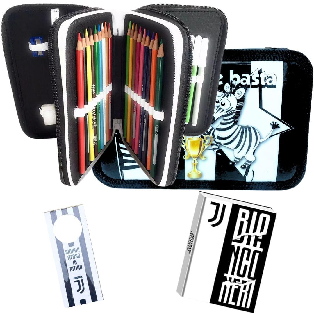 JUVENTUS Diario penna Astuccio 3 zip Omaggio