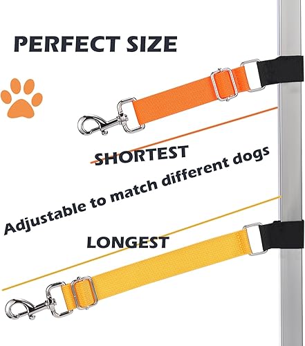 Miniatura 2 de Accesorios para brazo de mesa de aseo de perros para mascotas, lazos de aseo para extensor de brazo de mesa, bucle de extensión ajustable, correa de