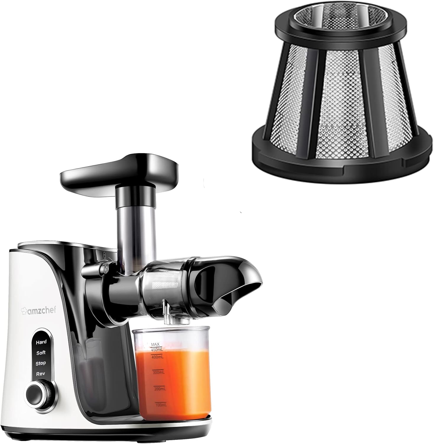 Slow Masticating Juicer Extractor Bundled with AMZCHEF