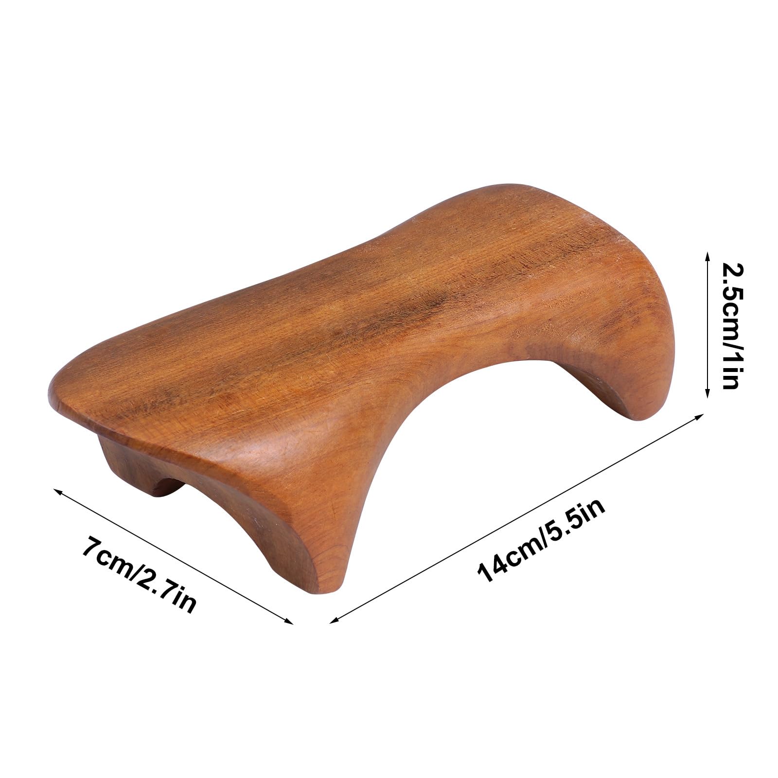 5piezas Tablas de Madera para Masaje Gua Sha Herramientas de Raspado Corporal Ergonómicas para Promover Circulación y Aliviar Fatiga Kit Portátil de Maderoterapia para Spa