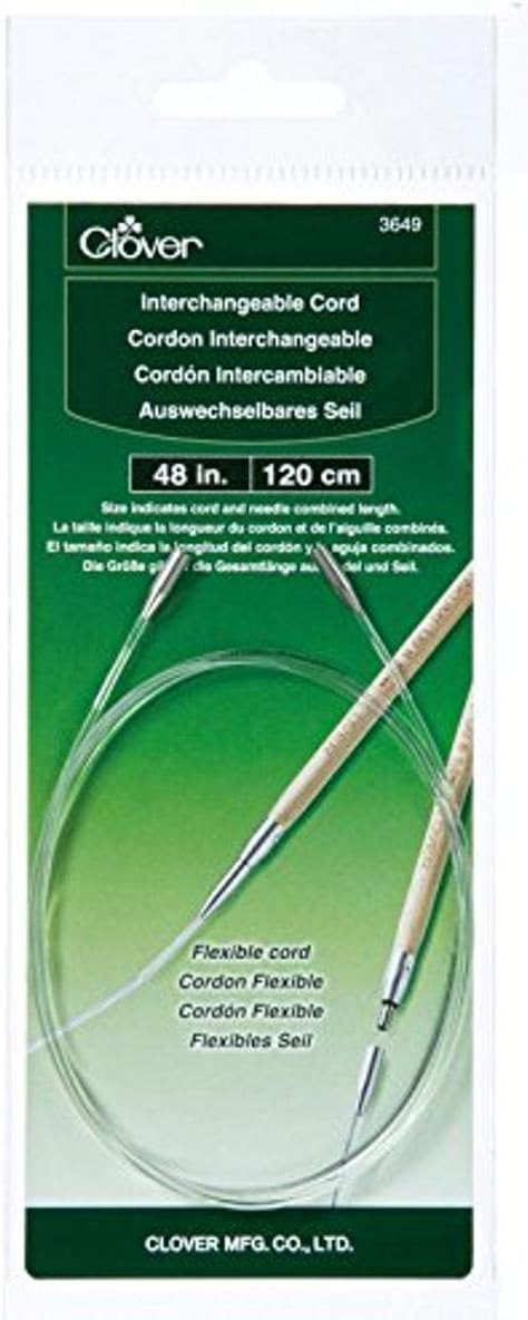 Clover 3649 Needlecraft Interchangeable Cord, 48"