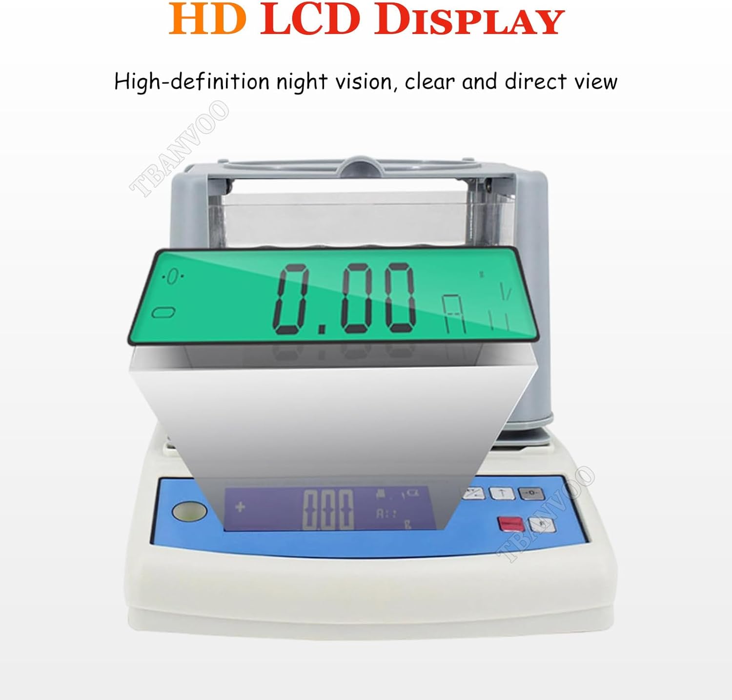 Digital Electronic Gold Tester, a Precision Purity Analyzer and Densimeter Machine for Gold, Silver, Platinum, Palladium, with 0.001g/cm³ Accuracy & Quick Readout (MH300A)