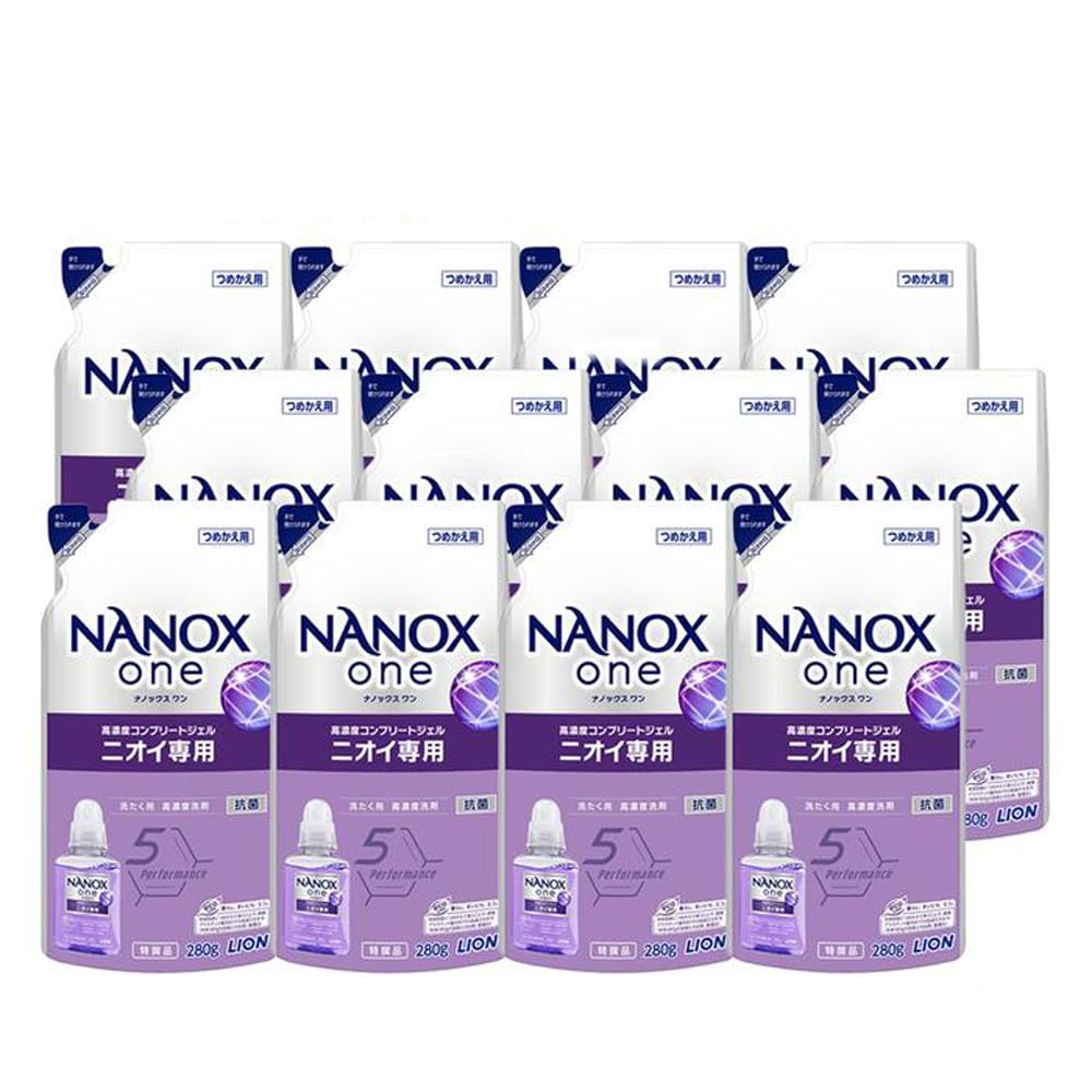 Amazon | ライオン「NANOX one」ニオイ専用替セット つめかえ用 280g
