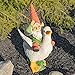Zaer Ltd. Classic Spring Gnome Garden Statue in Assorted Styles (Gnome Riding Duck)
