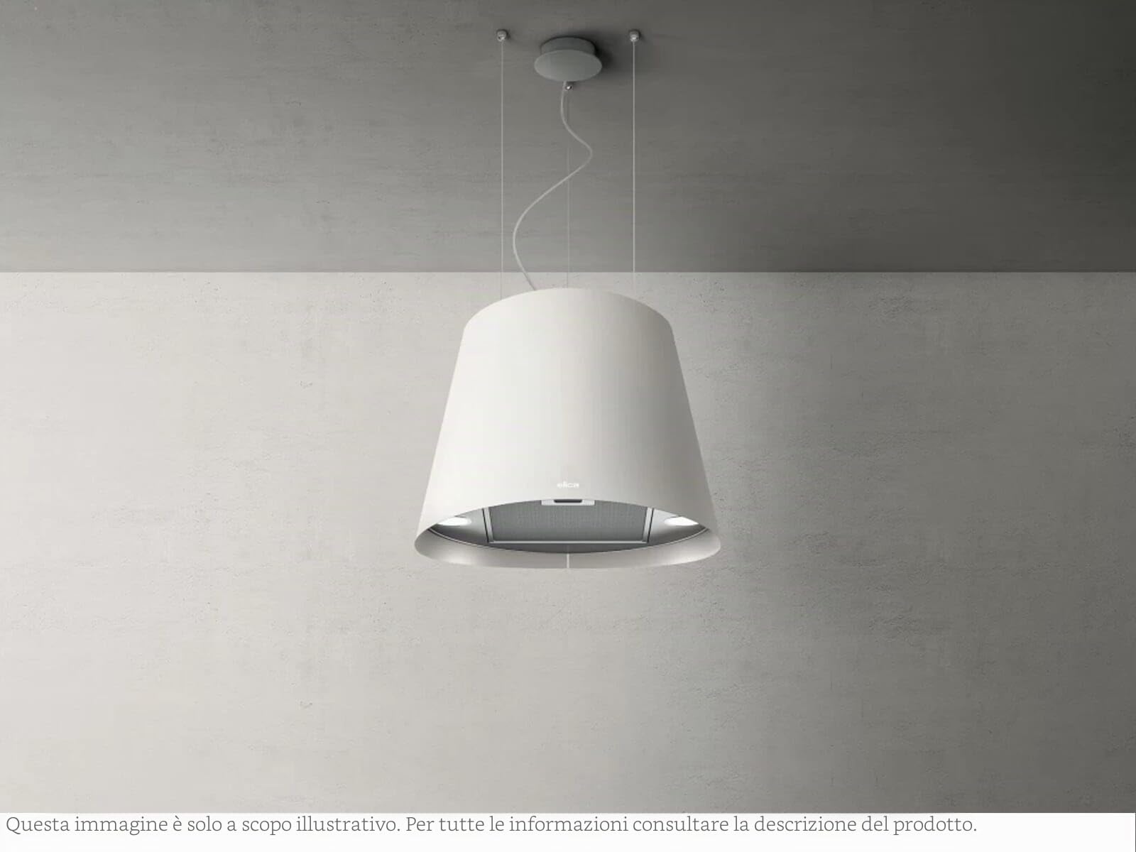 ELICA JUNO WH/F/50 - PRF0071972D Cappa da Soffitto Bianco