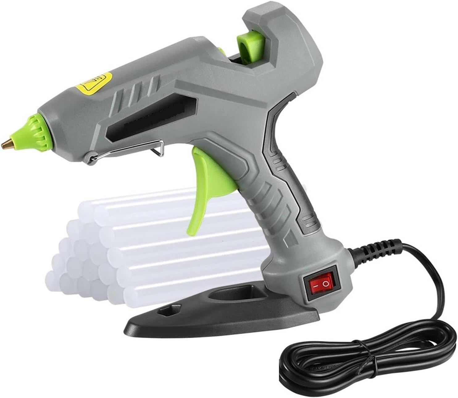 Hot Glue Gun 60W Hot Melt Glue Gun Fast Preheating Heat Tool with 20PC Glue Stick 10CM for Home DIY Household Tools Hand Craft Tools for DIY Arts, Crafts and Quick Repairs