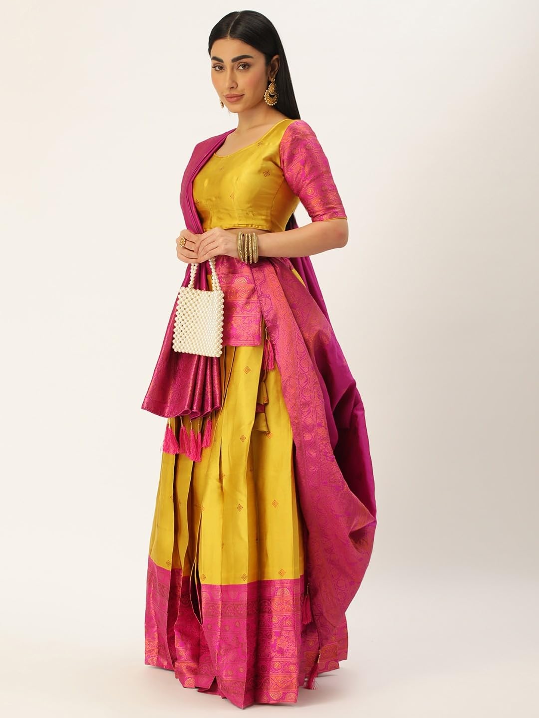 Lehenga Choli voll genähte indische ethnische Hochzeit Party Wear Lehenga für Frauen