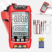 Multimetro Digital Lcd Automático Inteligente 9999 Contagens -Voltímetro E Capacímetro,Portátil Multímetro Anti-queima