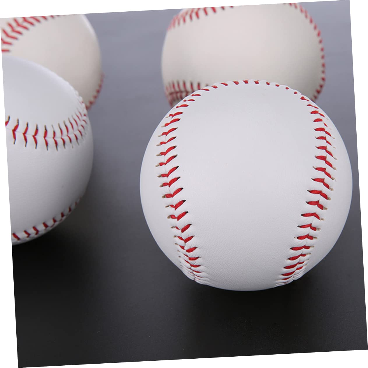 WOONEKY 5 Piezas Bolas de Béisbol de Entrenamiento No Oficiales para Práctica y Competición Aptas para Adolescentes Construcción y Segura Entrenamiento Interior y Exterior