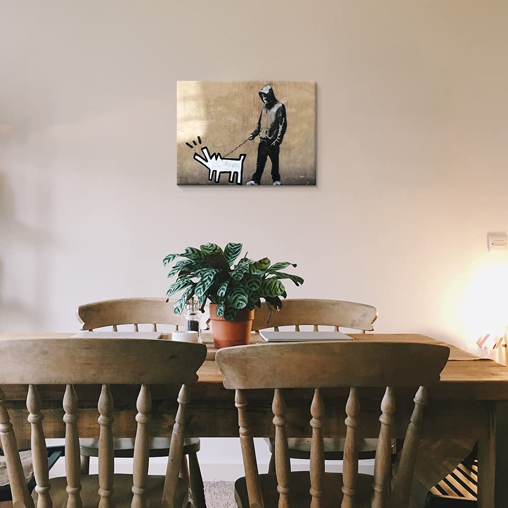 Amazon.co.jp: 7 CANVAS Banksy バンクシーリビング アートパネル