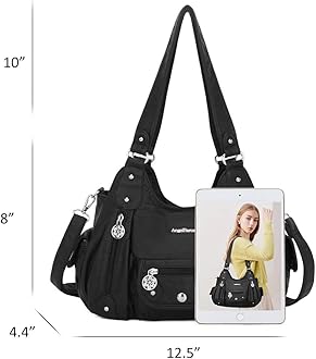 Angel Barcelo Purses for Women Soft PU Leather Shoulder Bag Crossbody Purse and Handbags