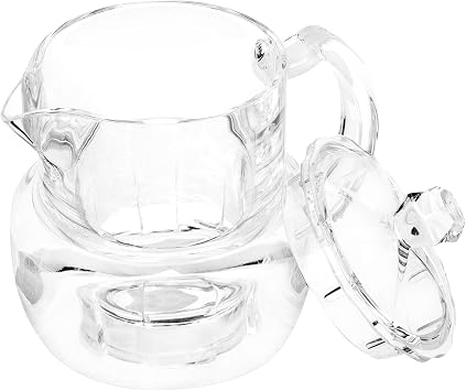 Acrylic Honey Jar with No-Drip Honey Dipper Stick Reusable Syrup Dispenser Container for Kitchen and Dining Suitable for Pancake and Syrup Serving