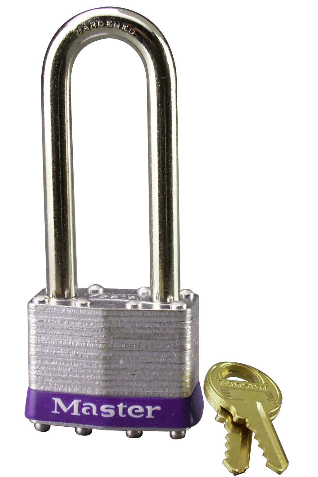 Master Lock1DLJ Laminated No. 1 Long Shackle Padlock