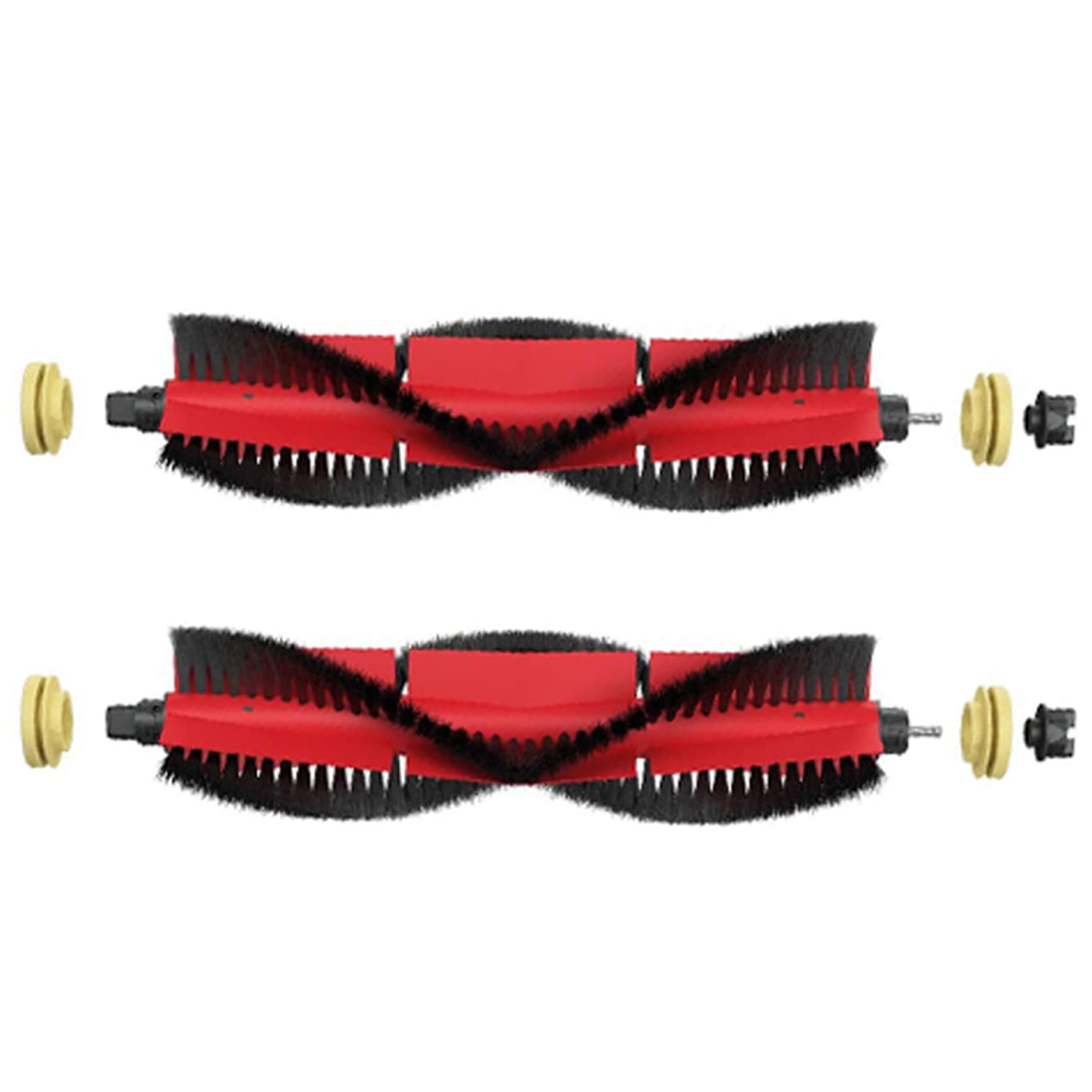 Hndhbfgrt 2X Easy Clean Main Brush for S6 MaxV, S6, S6 Pure, E4,S4 Max,S4, S5 Max, S5, E35, E2 Robot Vacuum Cleaner