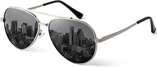 Sunglasses Mens Polarised Pilot-Sunglasses for Mens Womens Classic Sunglasses and UV Protection for Cycling Driving Fishing