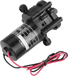 Bomba de água de Engrenagem, 12V ZC-A250 Mini Bomba de água de Engrenagem CC Resistente à Corrosão Autoescorvante Adequado para Bomba de água de Engrenagem de Aquário, Bombas de água de Energia