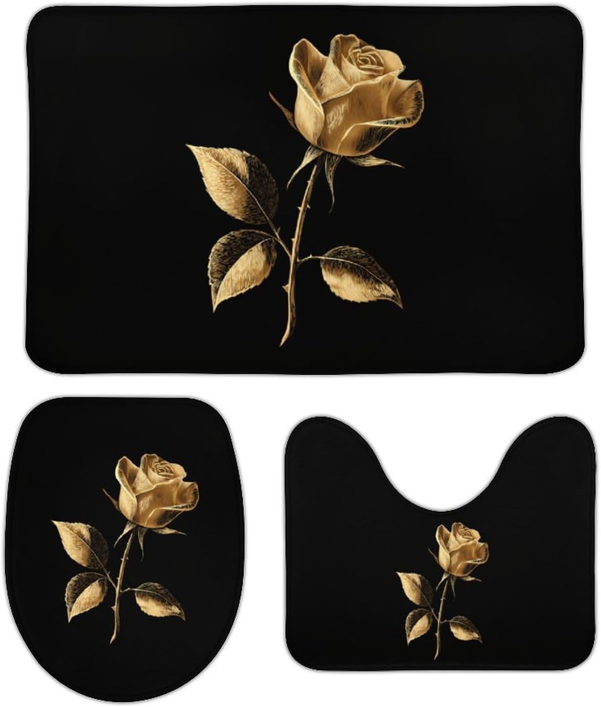 Golden Rose Boys Girls Short Sleeve Shirts Graphic T-Shirts Crewneck Casual Printed Tee