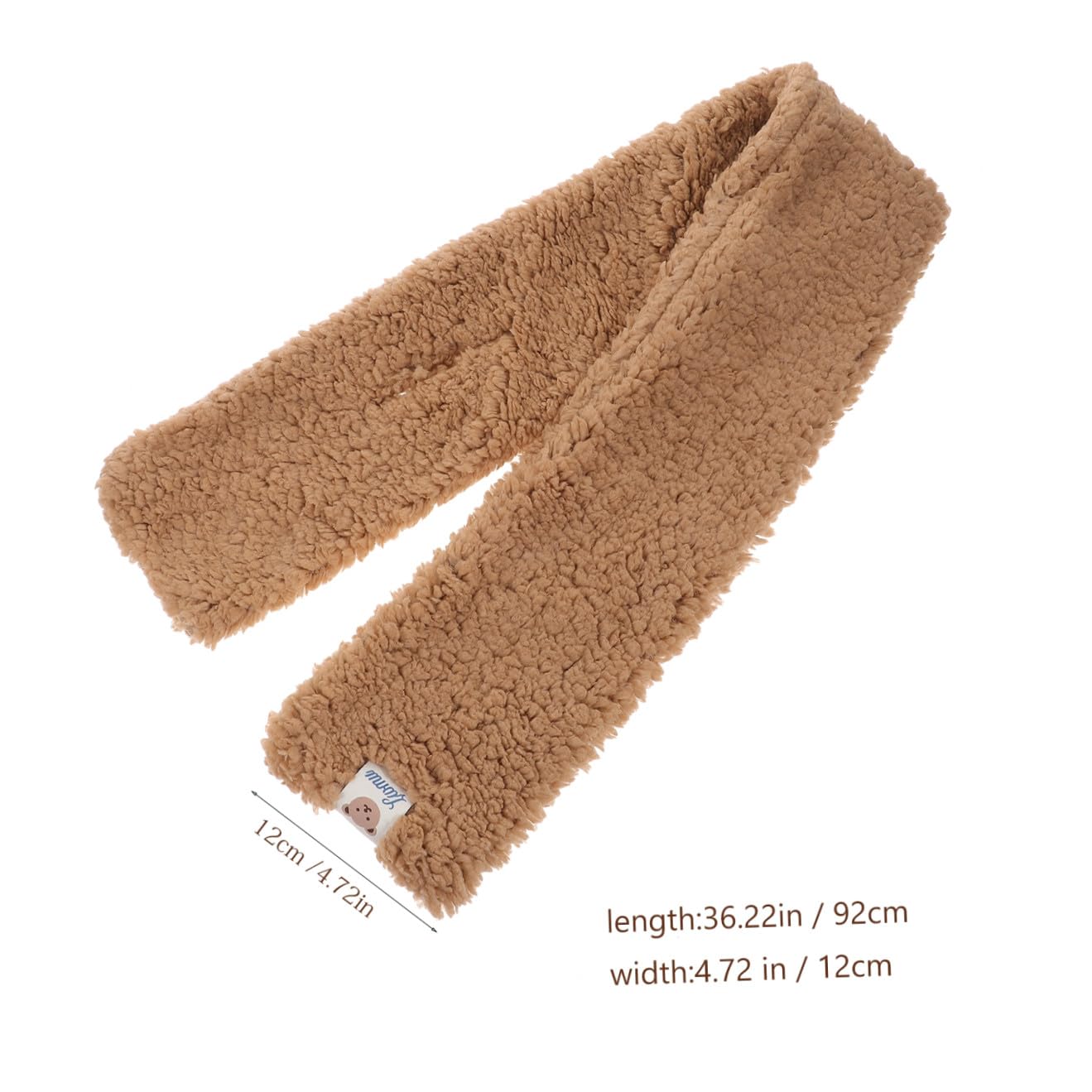 SOIMISS 5stücke Winter Plüschschal Imitationspelz Furry Wrap Für Damen Kuscheliger Halswärmer Für Winteraktivitäten Wie Ski Und Radfahren Warm Und Weich