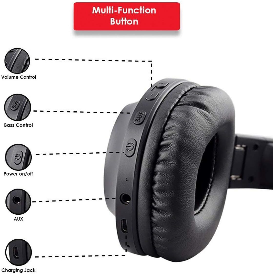 Lenovo HD116 Black Cuffie on-ear bluetooth wireless : Amazon.it: Elettronica