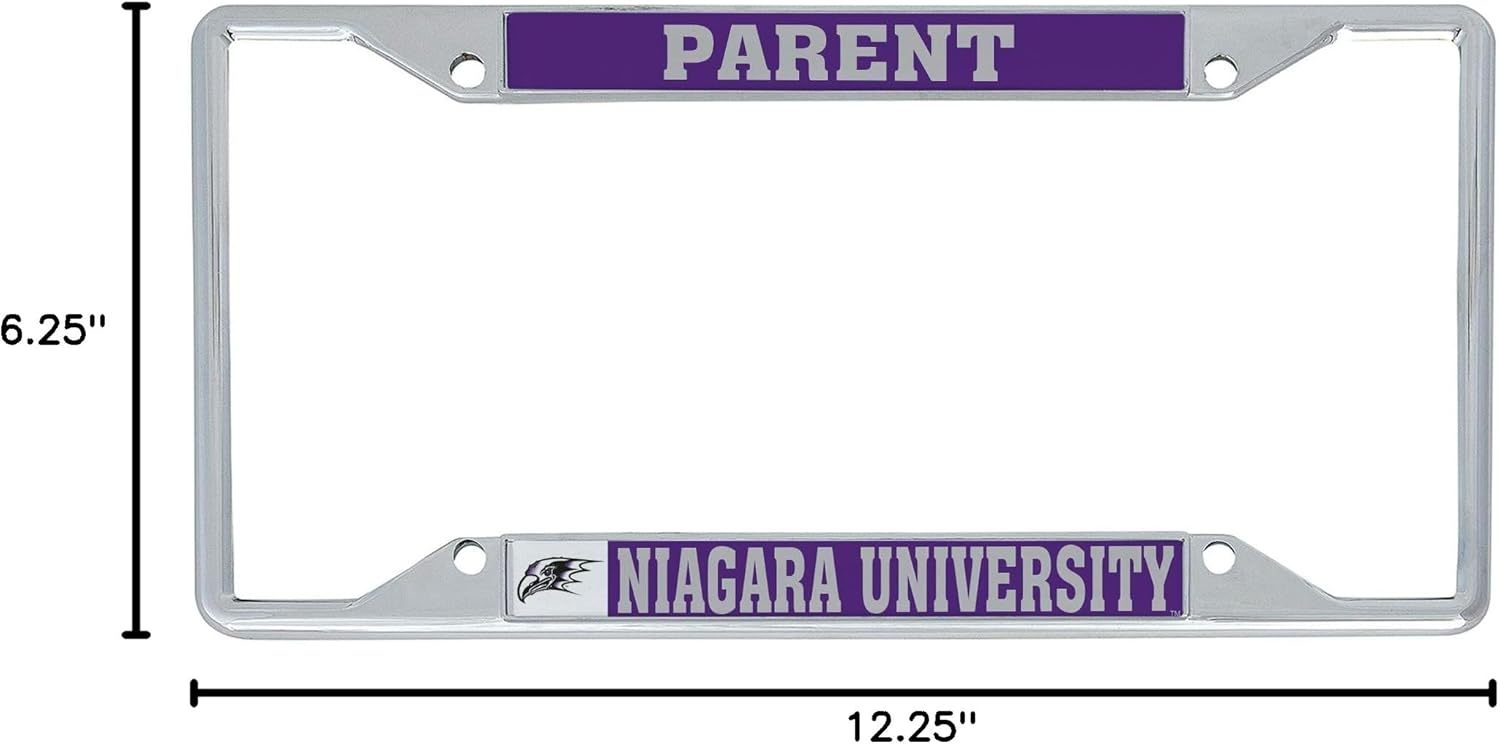 Desert Cactus Niagara University Car Accessories Purple Eagles Metal License Plate Frame and Tag Holder for Front or Rear of Car (Parent)