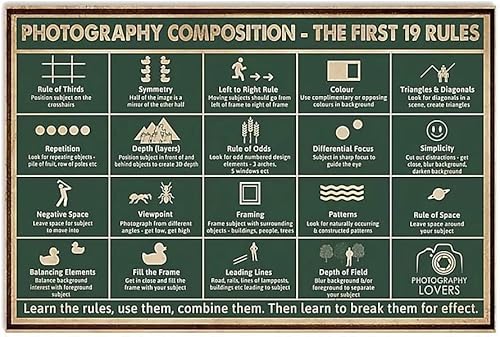 Maikeway �ʐ^�R���|�W�V���� - The First 19 Rules ���B���e�[�W���^���T�C�� �O���[�� �u���L�|�X�^�[ �J���� �m�� ���g�� �Ǒ��� �z�[�����[�� �L�b�`�� �I�t�B�X �R�[�q�[�o�[ �|�X�^�[ �G�� 12x16�C���`