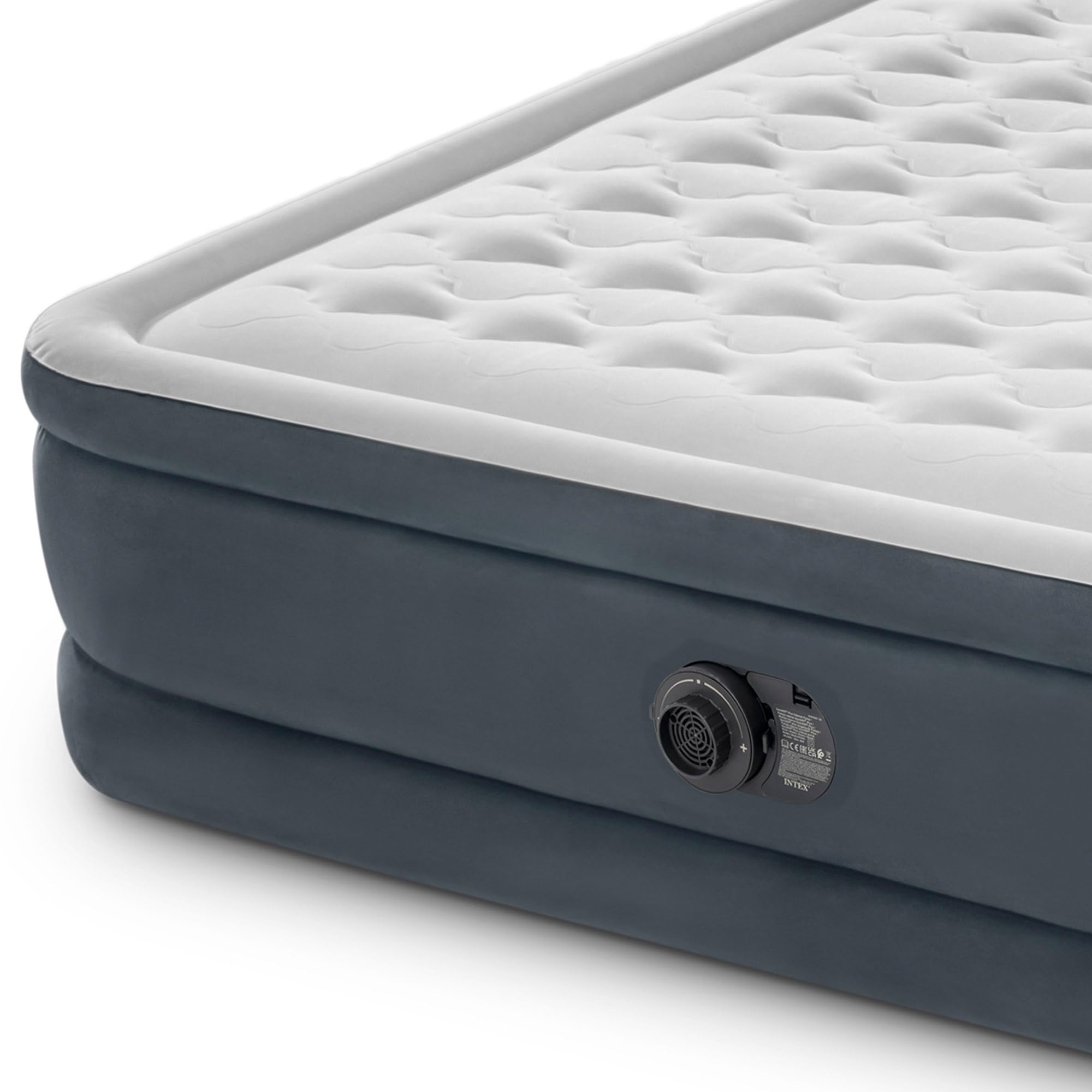 Intex 64448NP - Cama de Aire Dura Beam Deluxe Ultra Plush con cabecero