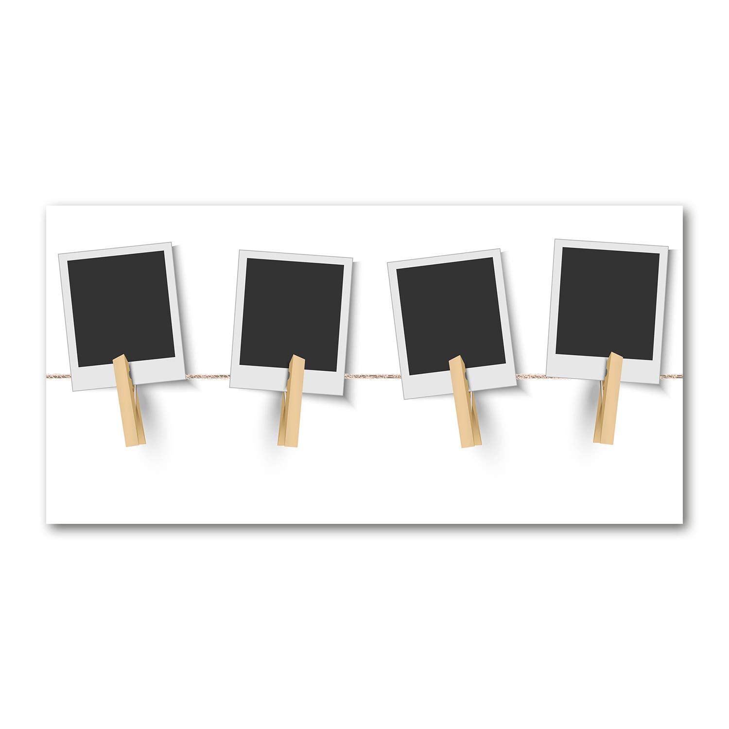 Image verre plastique Tulup 100x50cm | Décoration murale incassable et design noir mat