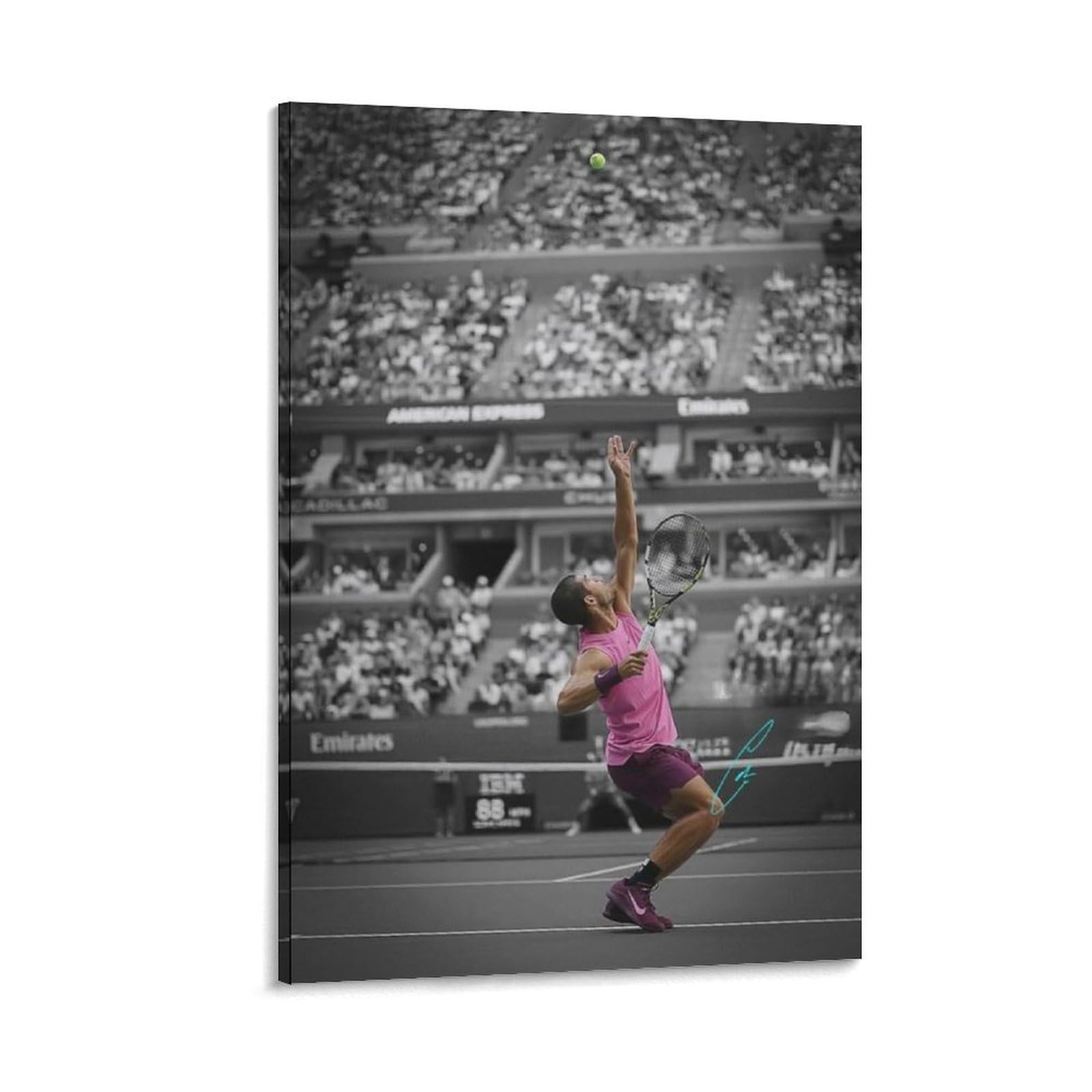 ASUIU Carlos Alcaraz Canvas Poster Posters Wall Art Painting Canvas Prints Decor Poster Artworks 20x30inch(50x75cm)