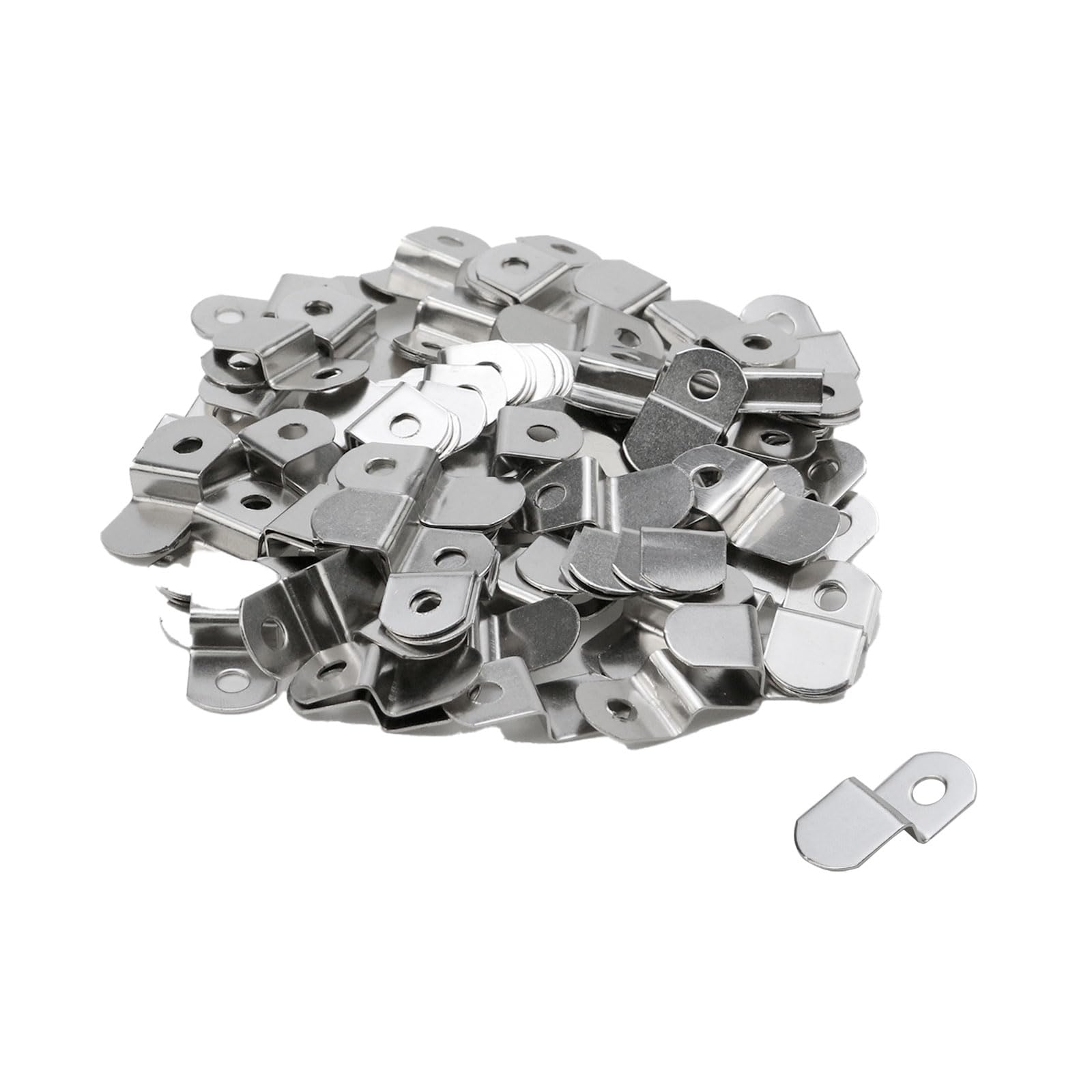 QUARKZMAN 40 stuks 1/2 offset canvas clips, fotolijst, spiegelclips, Z