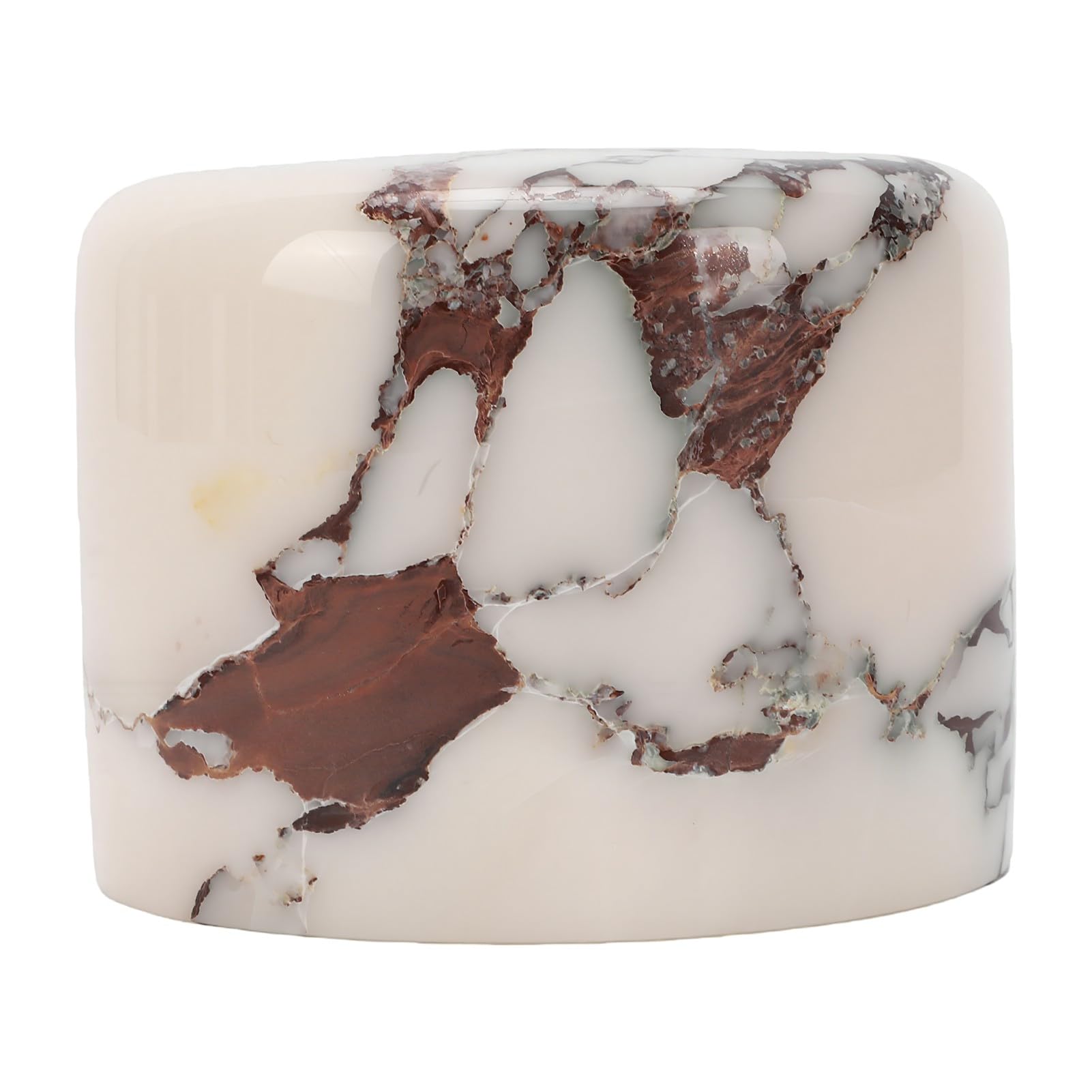 Tnfeeon Lampada da Rubinetto in Marmo Naturale, Lampada da Tavolo | Venature della Pietra Naturale, Ricarica di Tipo C, Batteria da 1200 MAh, Luce Calda per L'arredamento della Camera da
