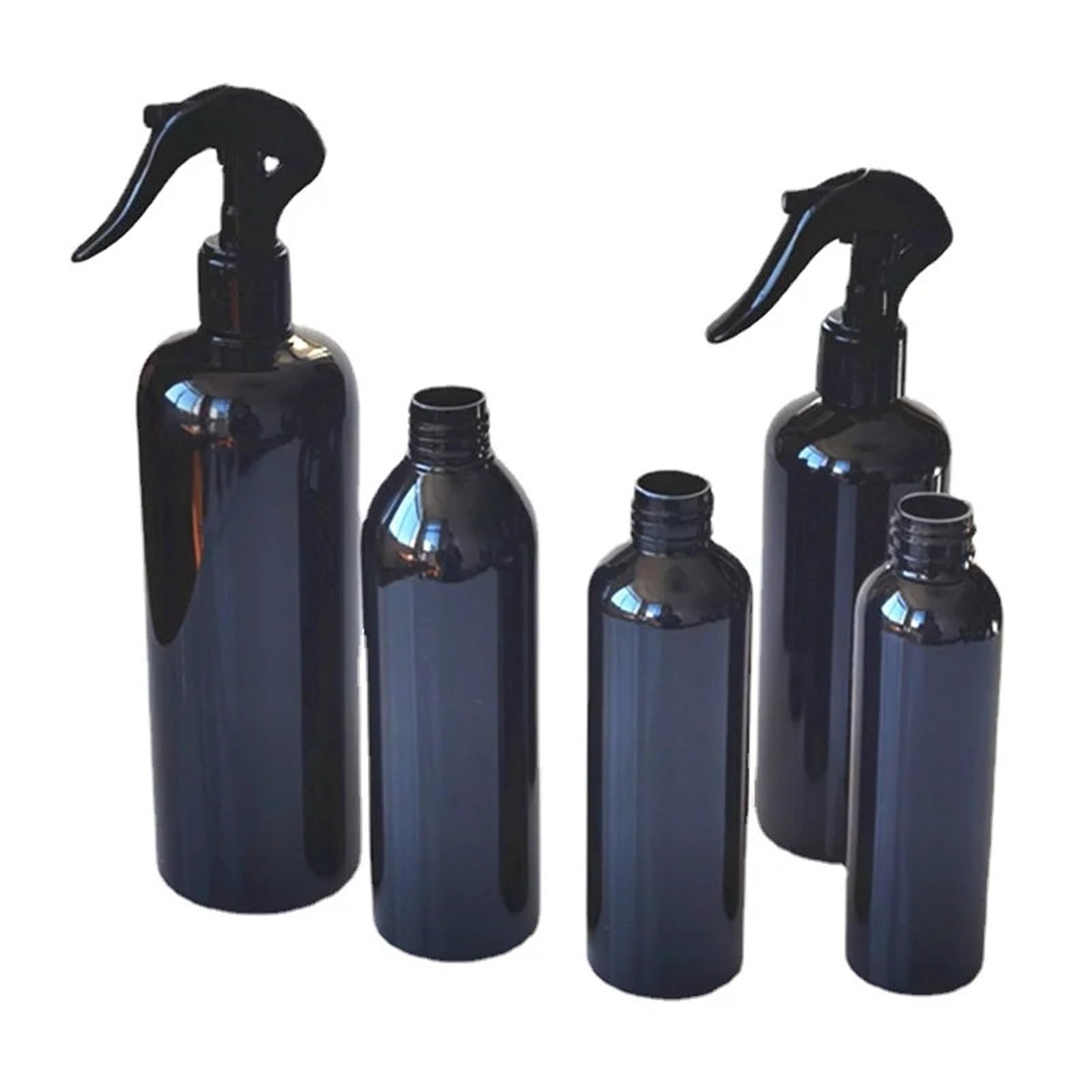 WEOKDFHA Empty Spray Bottle 10 pcs Black Spray Bottle With Trigger Sprayer 100ml 150ml 250ml 300ml 500ml