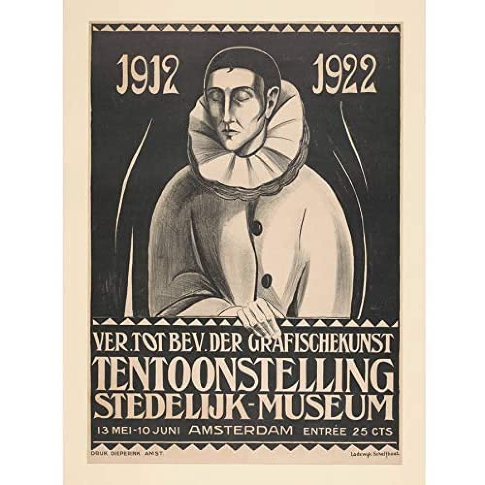 Artery8 Schelfhout Stedelijk Museum Amsterdam Advert Art Print Canvas Premium Wall Decor Poster Mural