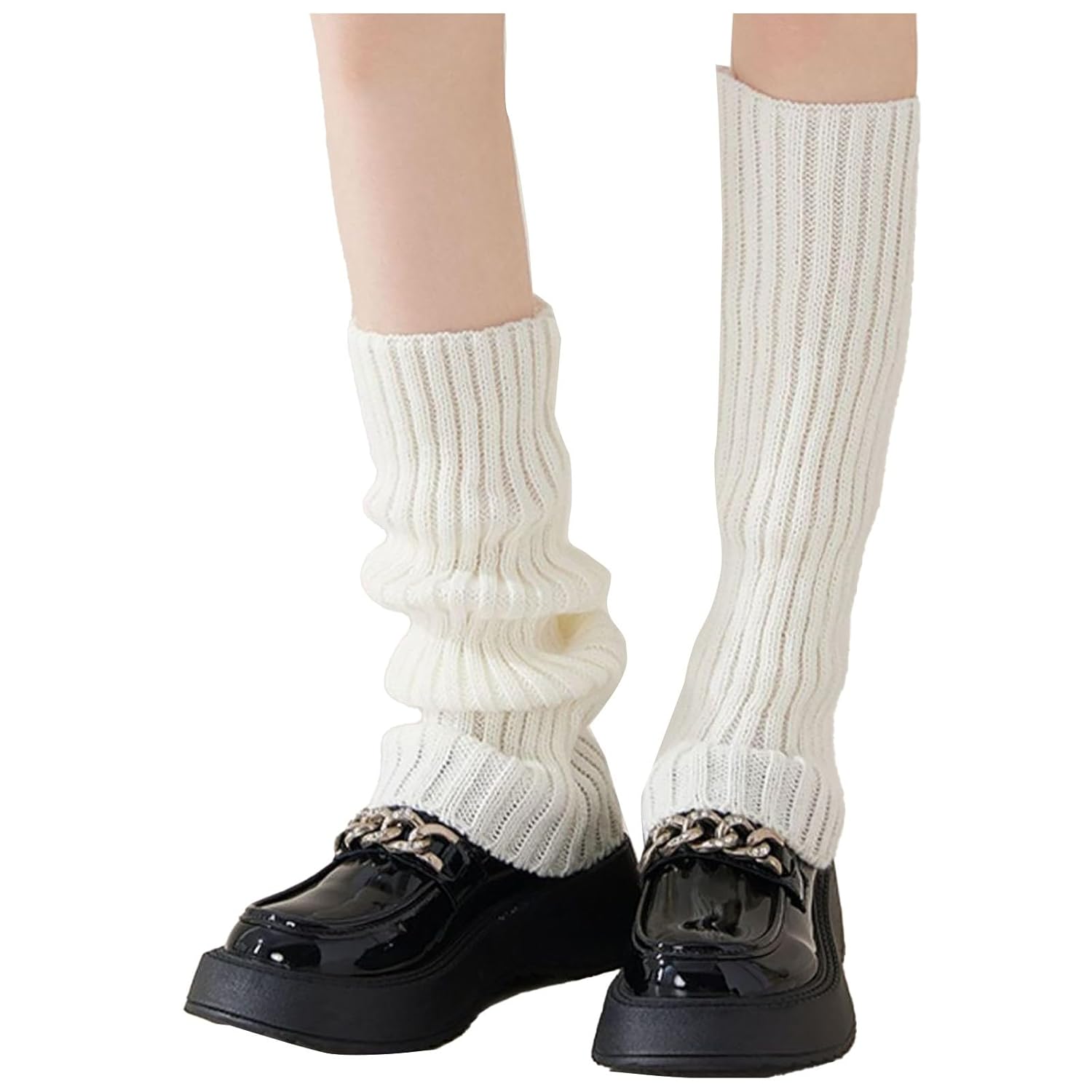 Knit Leg Warmers Women Teen Girls Y2K Cute Socks Kawaii Harajuku Lolita Accessories Fall Winter Boot Cuffs