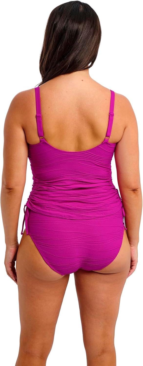 Women's Beach Waves Underwire Twist Front Tankini