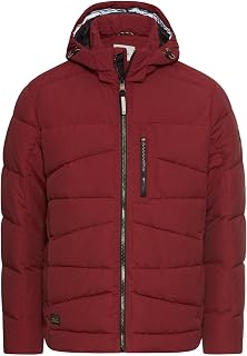 camel active Herren Winterjacke | Warme Pufferjacke mit Kapuze | Daunenfrei & angenehm leicht