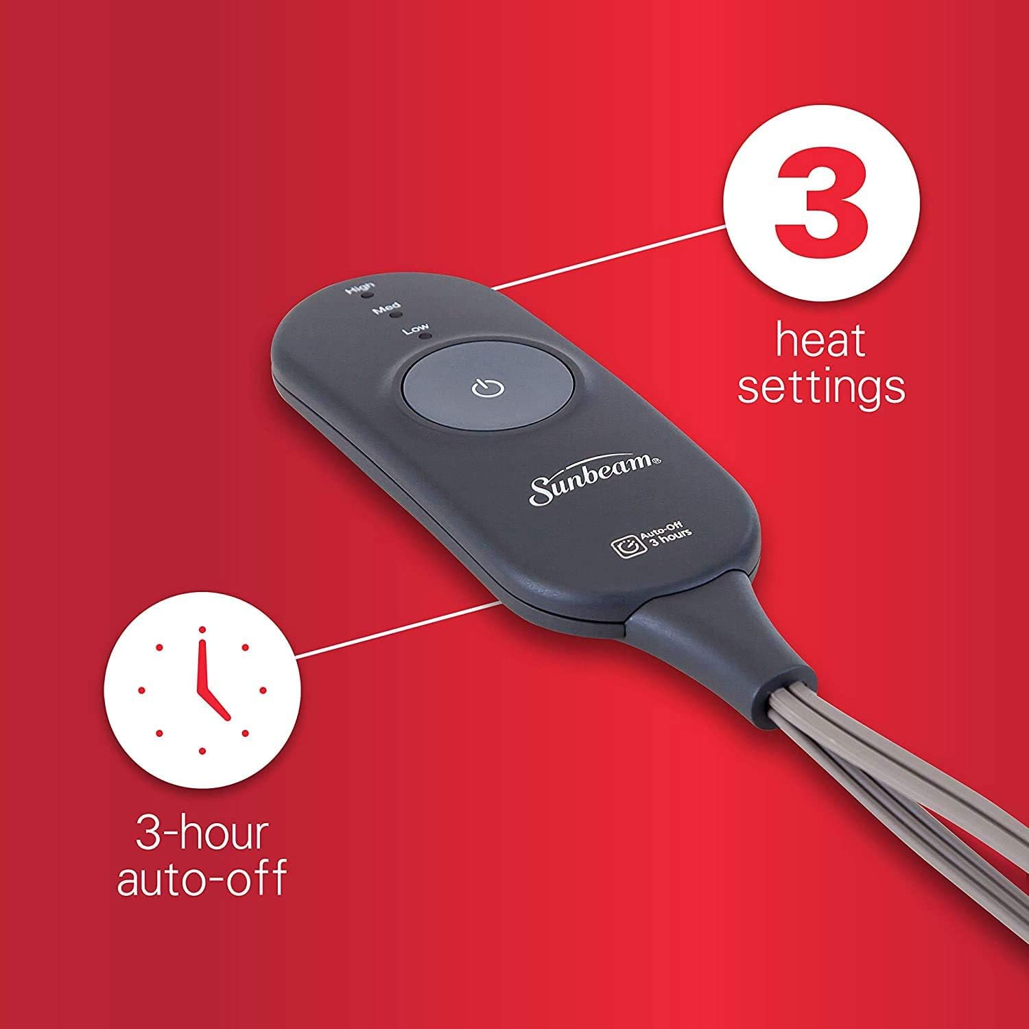 review Sunbeam Electric Heated Velvet Plush Deluxe Throw XL Dual Pocket Blanket Walnut Brown Washable Auto Shut Off 3 Heat Settings