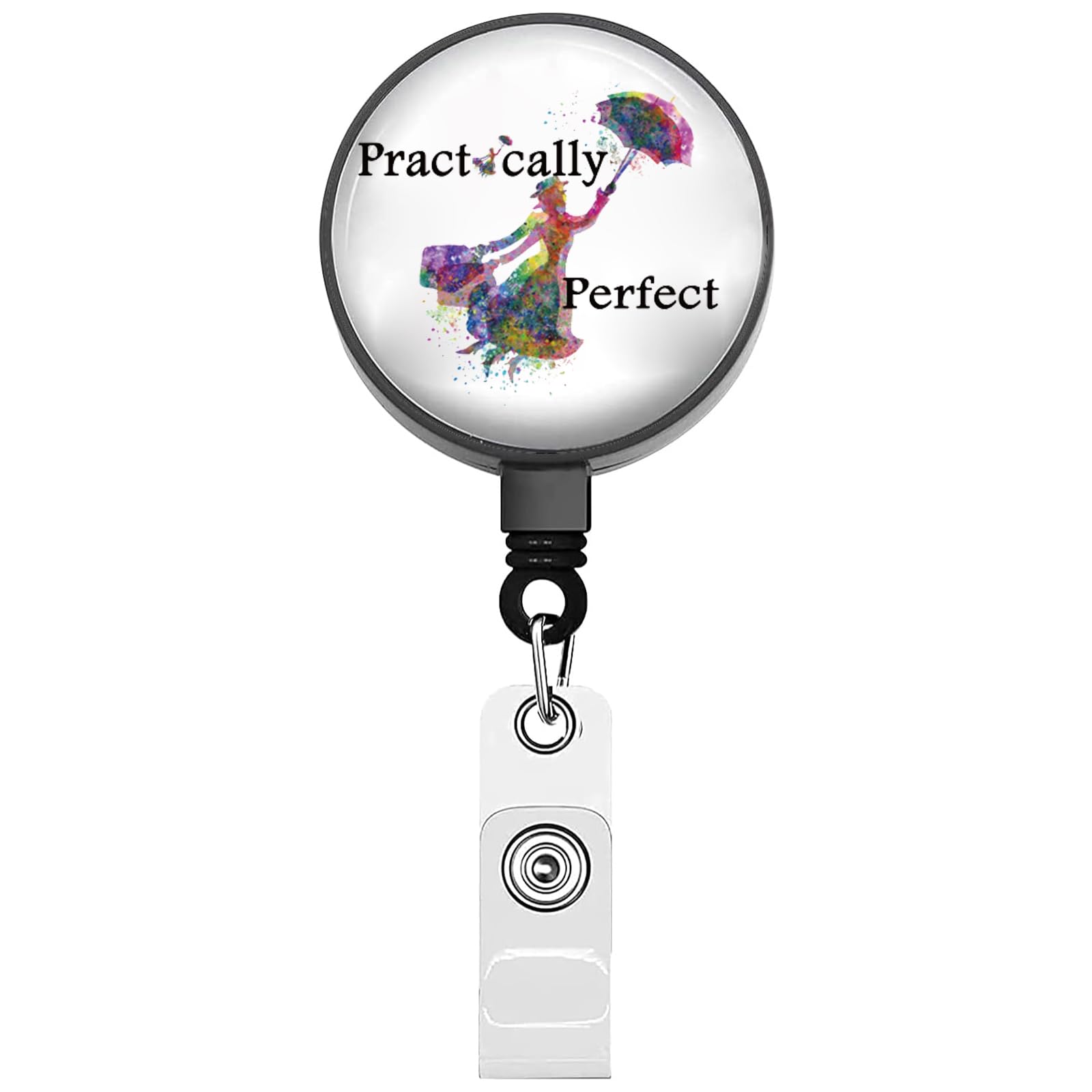 Movie Gift Flying Umbrella Retractable Badge Holder for Women Musical Fans Gifts