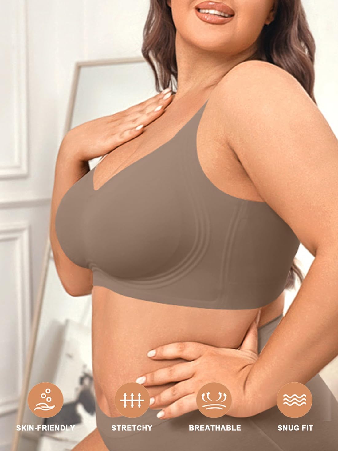 Ultimate Comfort: Review of the Women’s Wireless Seamless Push-Up Bra